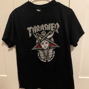 Thrasher skate goat tee